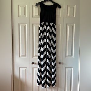 Long maxi dress size M